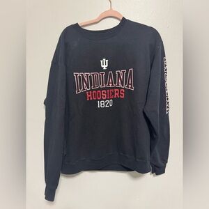 Indiana Hoosiers Black Champion Pullover Sweatshirt